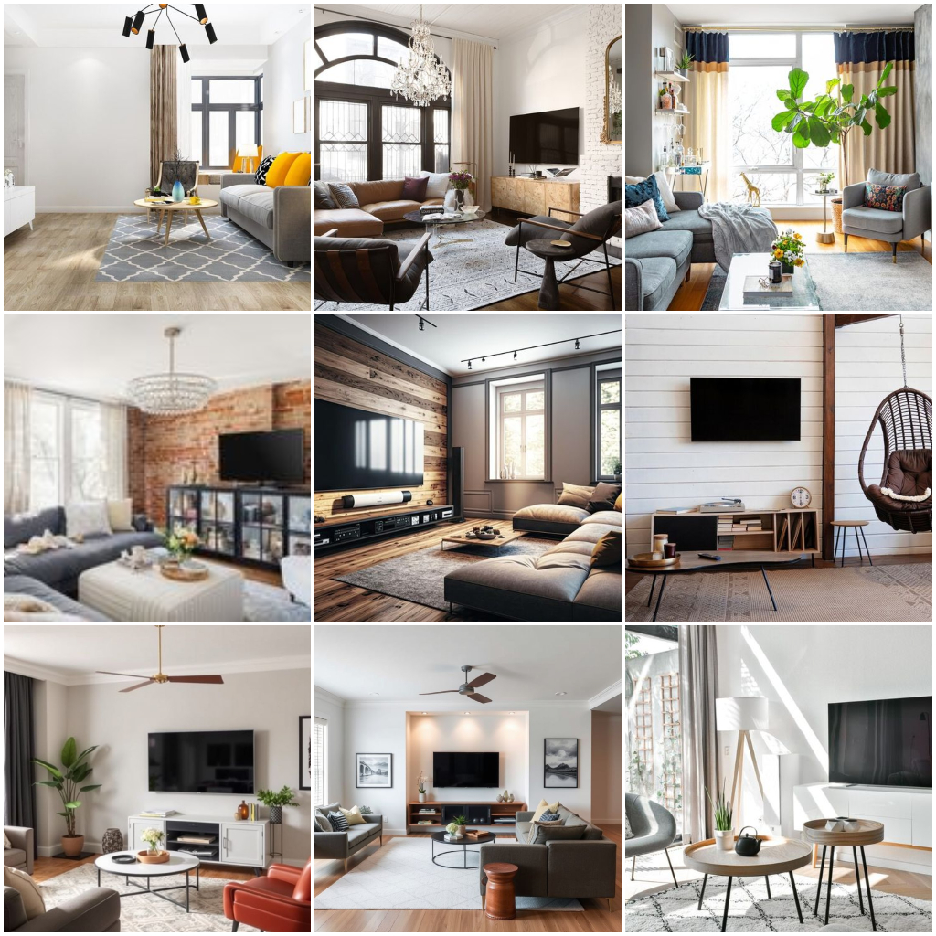 Small Living Room Ways To Style A TV Small Living Room 20 Elevated Ways To Style A TV