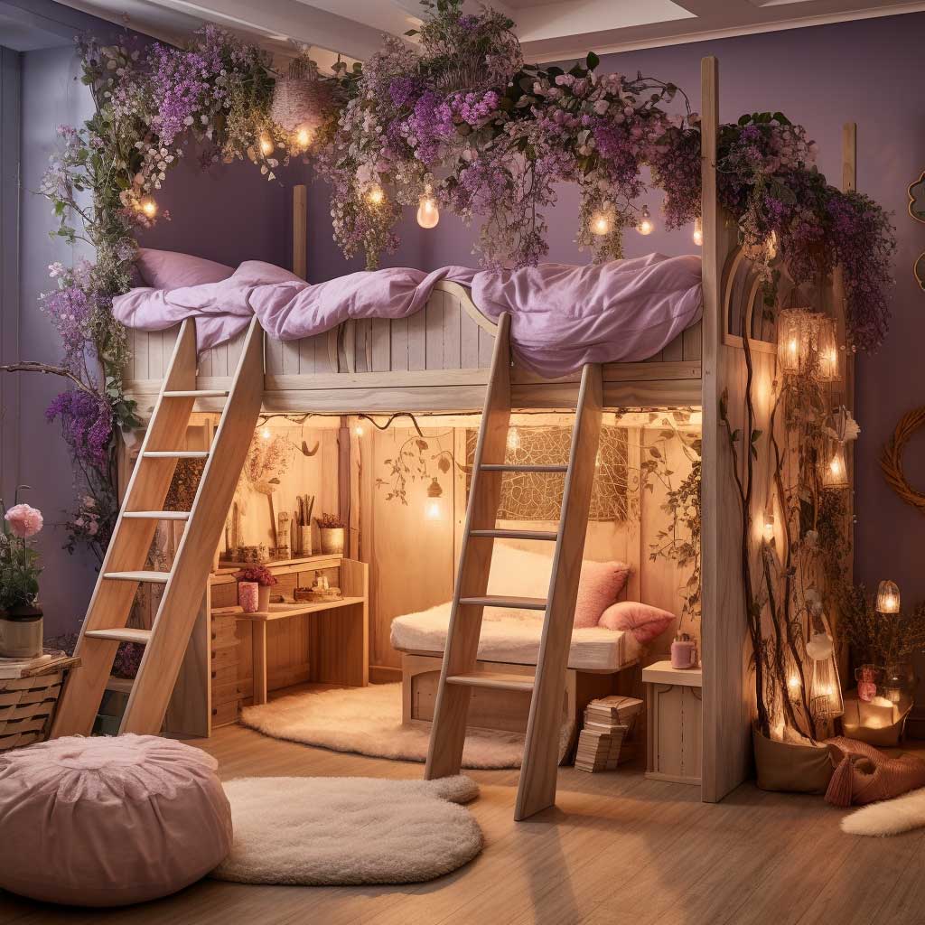 Space-Saving Bunk Bed Ideas for Cute Loft Bed