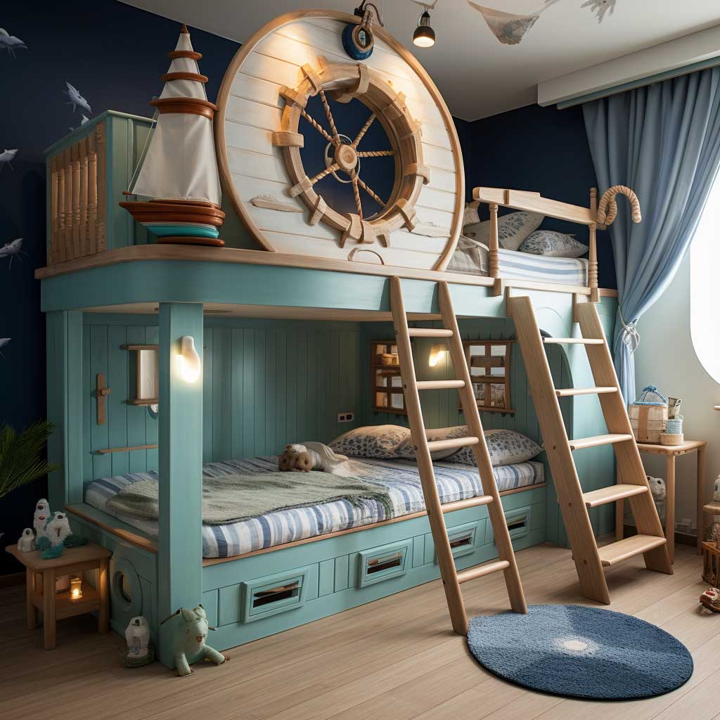 Space-Saving Bunk Bed Ideas for Cute Loft Bed