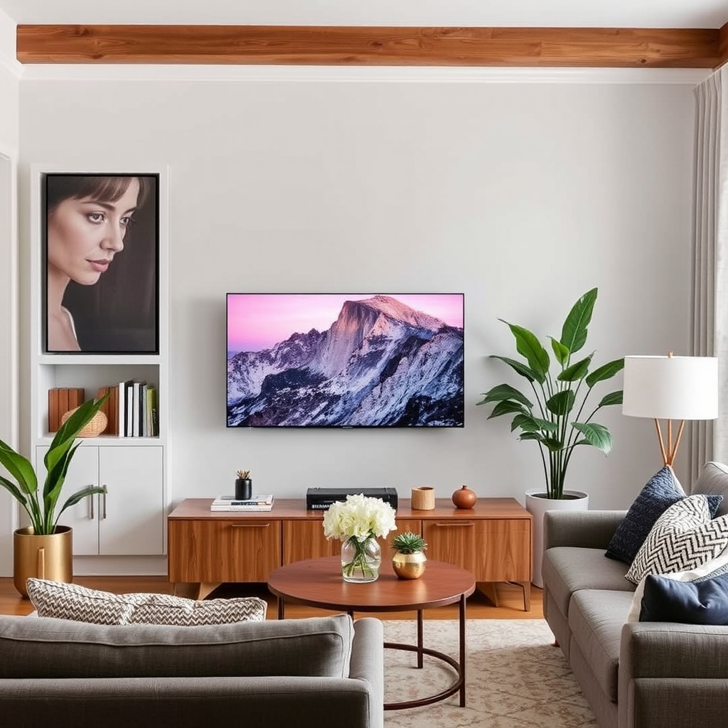 Small living room ideas with TV