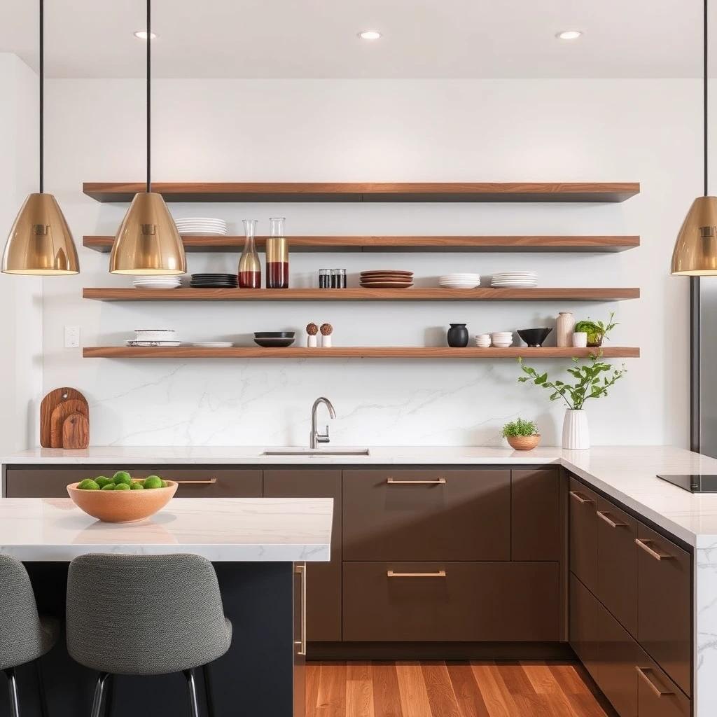  kitchen Floating Shelves Ideas