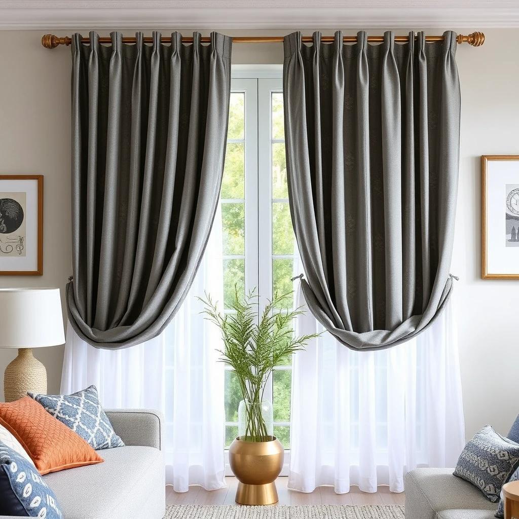 Modern Living Room Curtains Ideas And Decoration